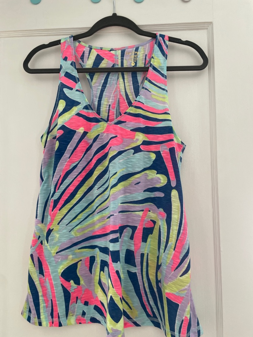Lily Pulitzer Vibrant Multi-Color Sleeveless Tank Top